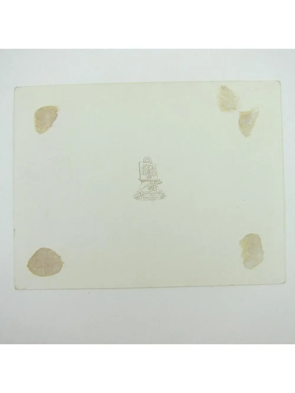 Victorian Greeting Card Raphael Tuck & Sons Yellow Rose Flower Peace Joy Antique